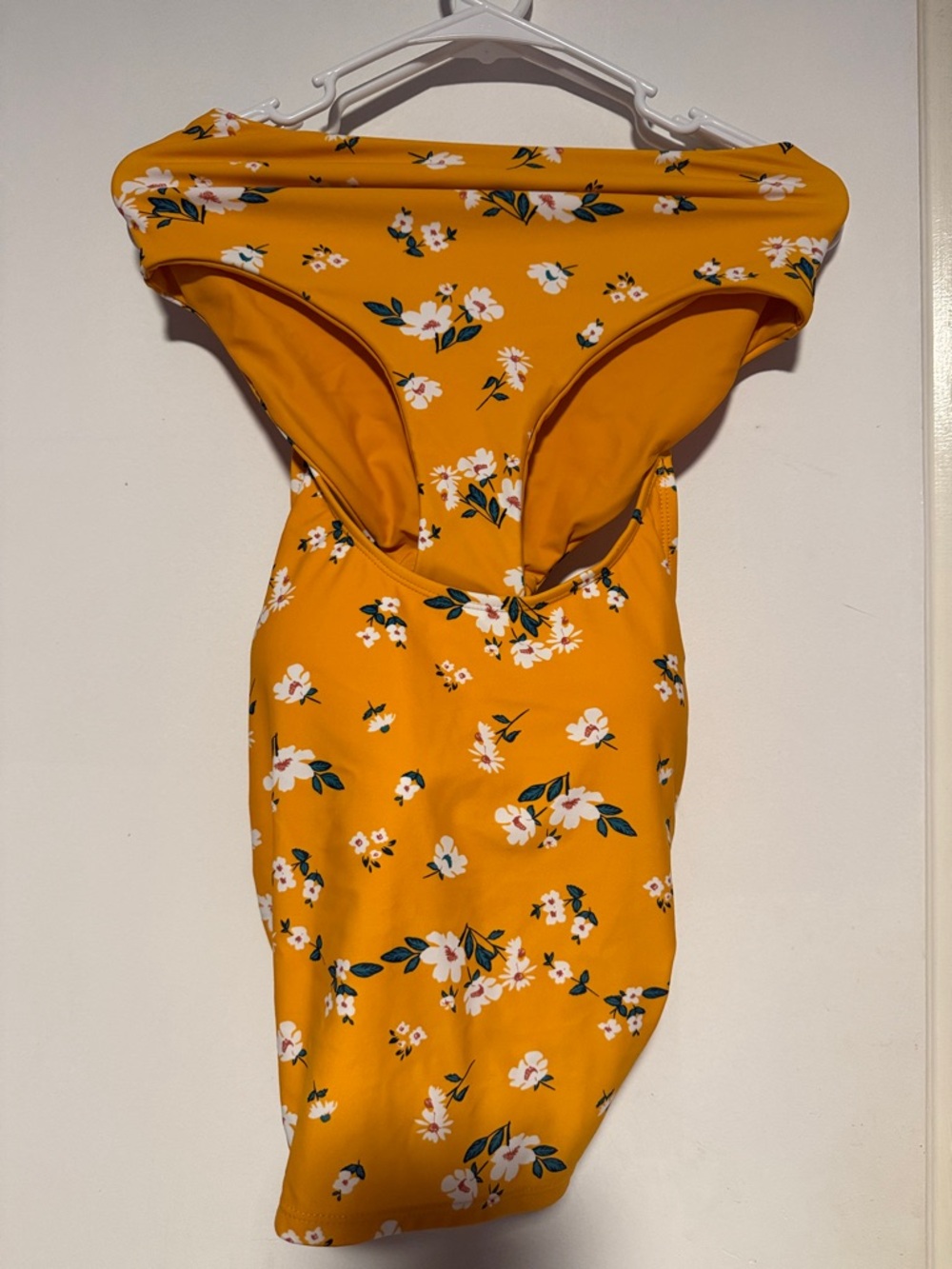 Floral Bandeau Bikini Bottoms - Yellow